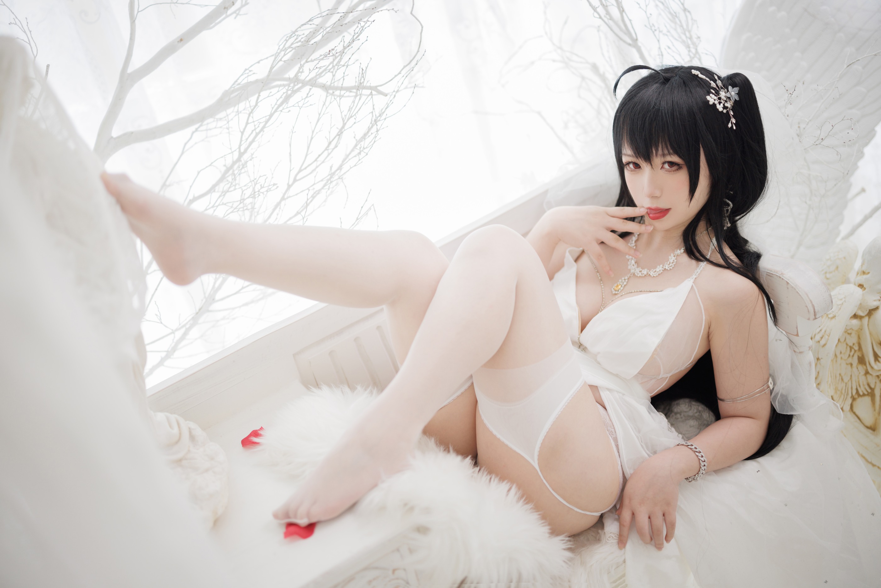 图片[1]-樱落酱w – NO.028 大凤花嫁 [26P]-XikXak
